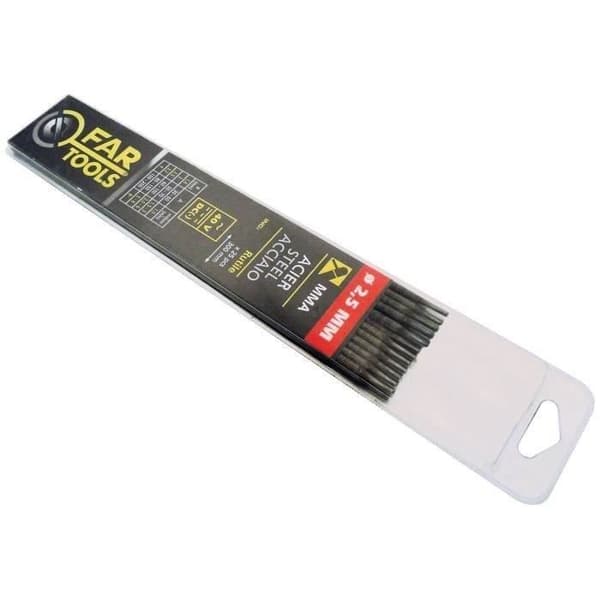 FAR TOOLS Welding Electrode - Rutile - Ø2.5 mm - 25 Rods