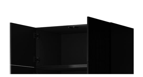 Wardrobe PAFOS 2D BASE 90x55.5x45 Black Matt