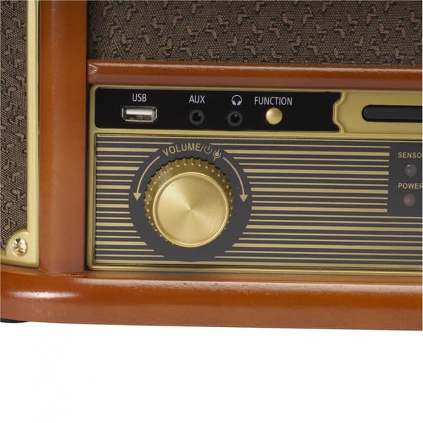 DENVER MRD-51 Audio System - Brown Wood Finish