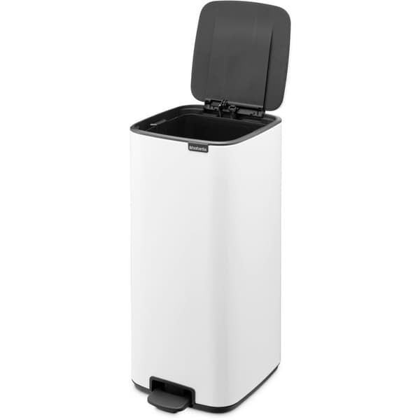 Brabantia Bo Pedal Bin 30 L White