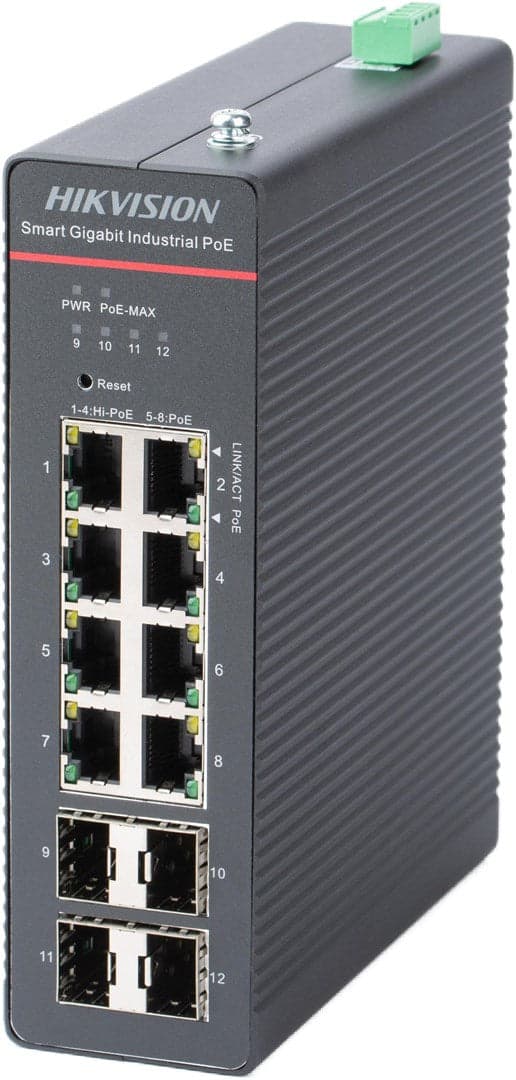 Hikvision DS-3T1512HP-SI-8P4F Switch