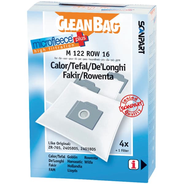 Scanpart Microfleece+ Dust Bag Rowenta Rb01-33 Zr765