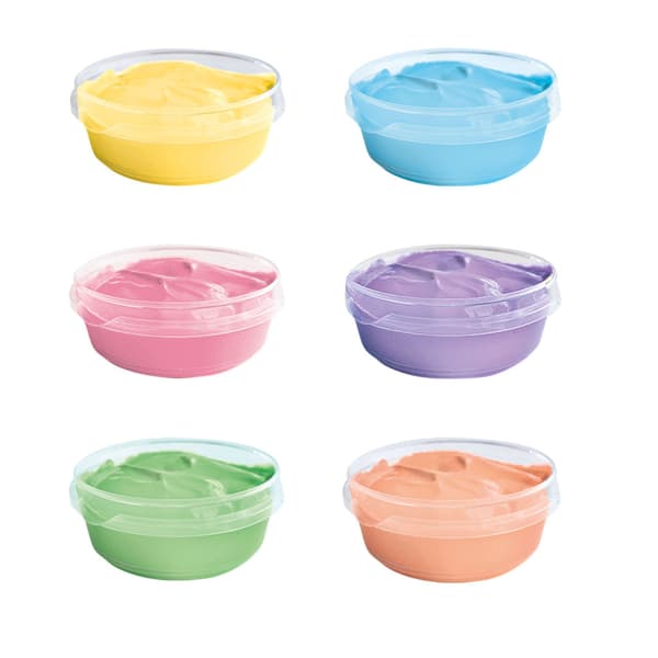 SES Creative Finger Paint 6 Pastel Colors 45 ml