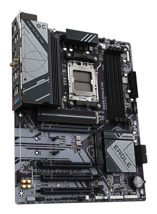 Gigabyte B650 EAGLE AX - Motherboard - ATX - Socket AM5 - AMD B650 Chipset - USB-C 3.2 Gen 1, USB 3.2 Gen 2