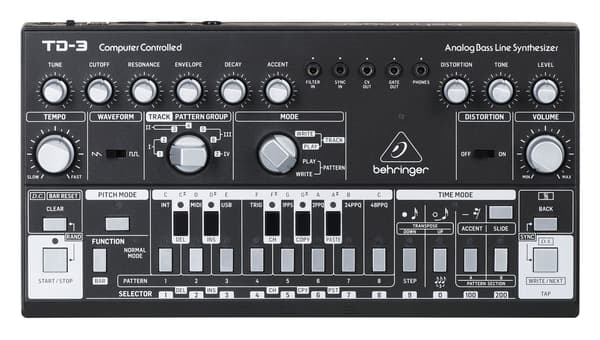 Behringer TD-3-BK Bassline Synthesizer Black