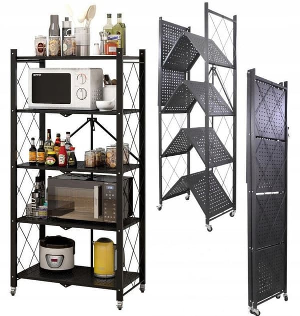 Topeshop REGAŁ FS005 Black Warehouse Shelf - Model: FS005