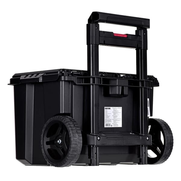 Keter Stack N Roll Cart - Toolbox on Wheels - Durable Rolling Base