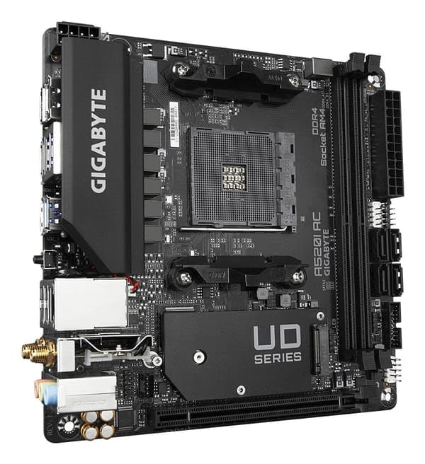 Gigabyte A520I AC - Mini ITX Motherboard - Socket AM4 - AMD A520 Chipset