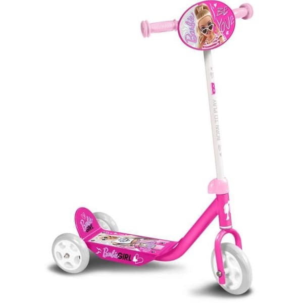 STAMP - 3-Wheel Scooter - Barbie - Adjustable Handlebar - For Ages 2+
