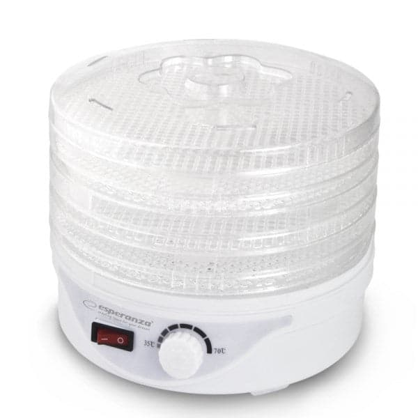 Esperanza EKD003 Food Dehydrator 250W Transparent White