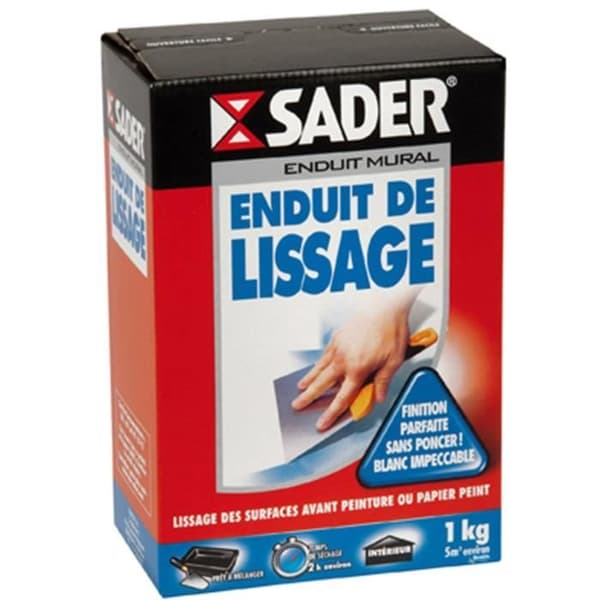 SADER Smoothing Compound - 1.5 kg - Ready to Use - For Walls