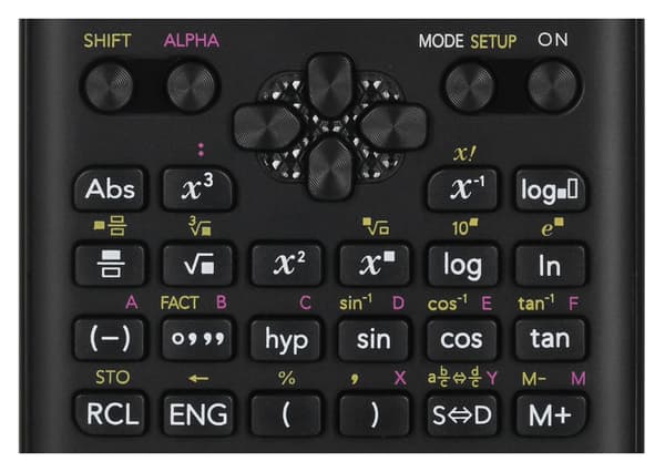 CASIO Scientific Calculator FX-82ESPLUS-2 252 Functions 77x162mm Black Box