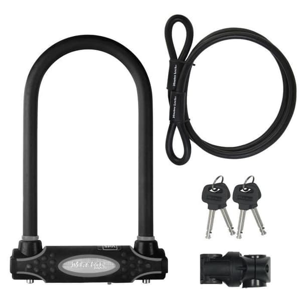 MASTER LOCK U-Lock with Cable - Keyed