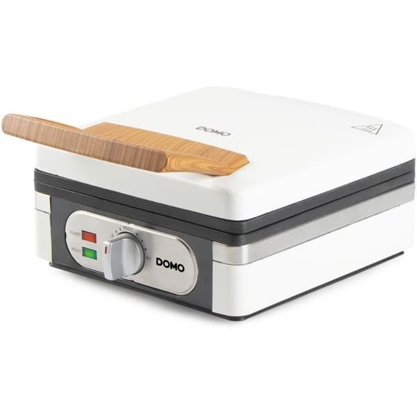 Waffle Maker - DOMO - DO9274W - 1400 W - 2 XL Waffles - White