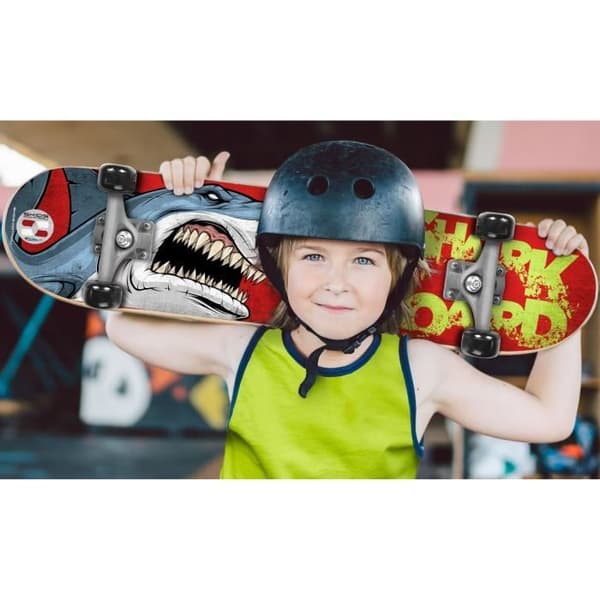 STAMP Shark Skids Control Skateboard 28 x 8
