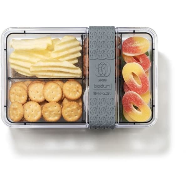 BODUM Compartmented Lunch Box - Bistro - Cutlery - Grey