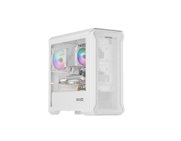 GENESIS Irid 503 Mini Tower Case Transparent White
