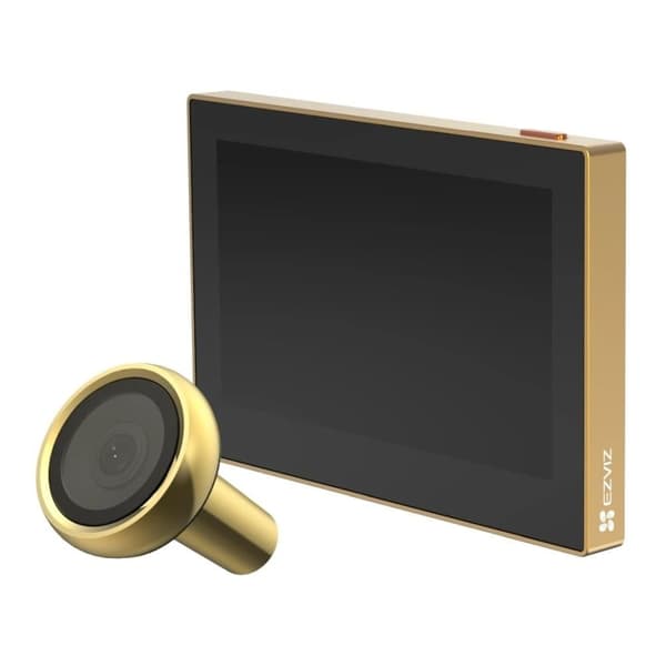 EZVIZ HP2 Digital Peephole, Wireless, Black/Gold
