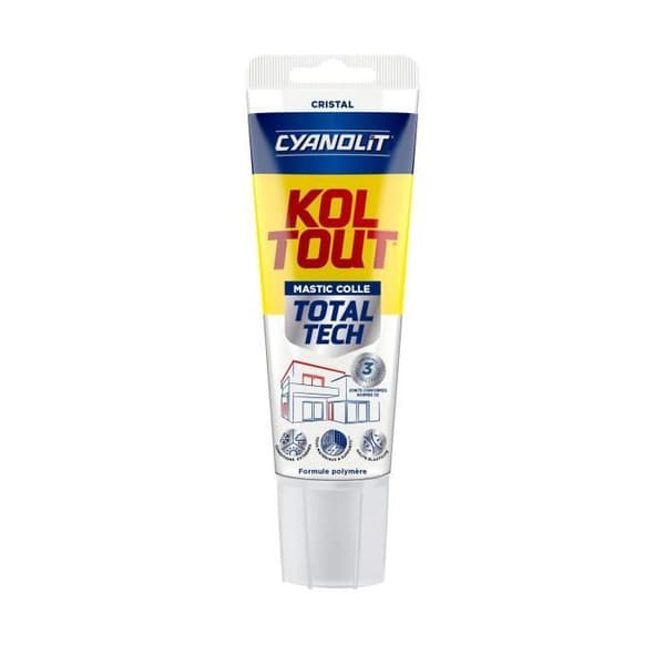 Cyanolit Total Tech Adhesive 125 ml - Crystal - Transparent and Versatile