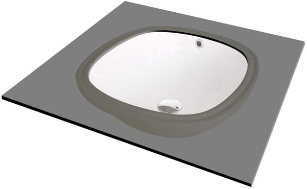Ceramic Undercounter Washbasin