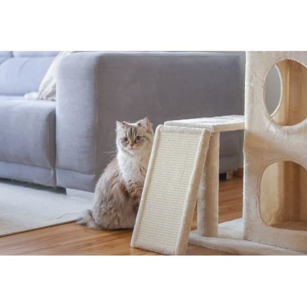 KERBL - ALESSIA Cat Tree 100 cm - Soft - Two-Tier Alcove