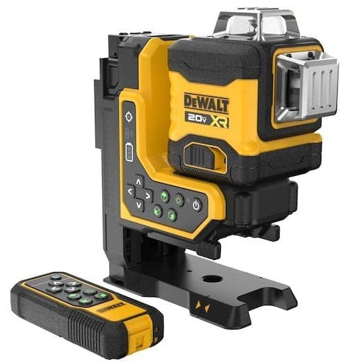 18V XR 3x360 Green Remote Control Laser - Versatile Leveling Tool
