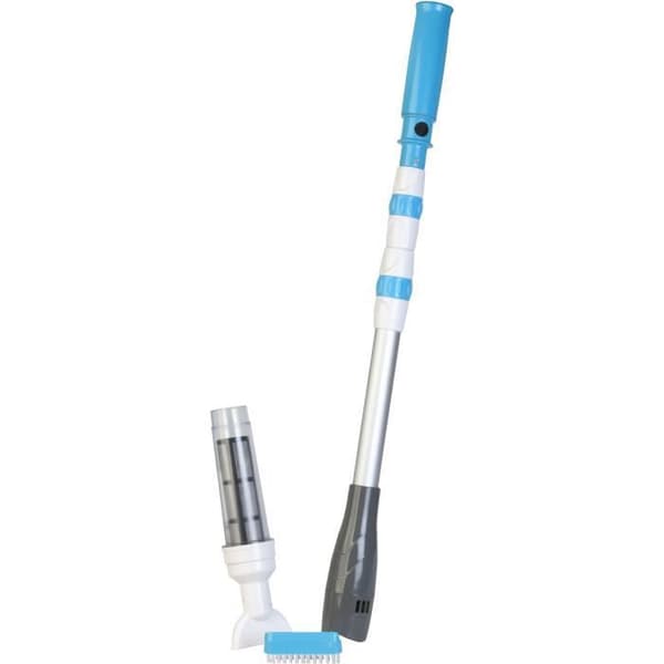 GRE Battery-Powered Pool Vacuum Cleaner - With Telescopic Handle