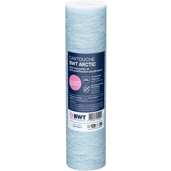 BWT Filter Cartridge - ARCTIC 20 µm - Extruded Polypropylene - Bacteriostatic Treatment