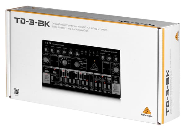 Behringer TD-3-BK Bassline Synthesizer Black