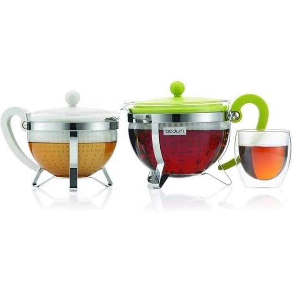 BODUM Teapot - Chamboard - Plastic strainer - 1.3 L - Black