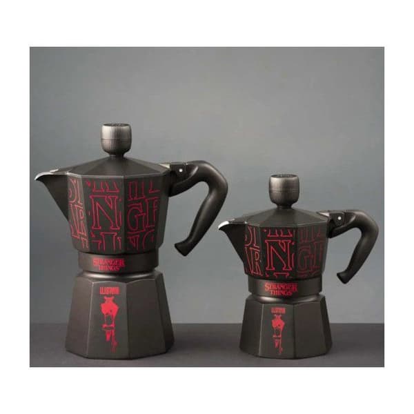 BIALETTI Moka Express Coffee Maker, 6 Cups, 270 ml, Stranger Things Collection