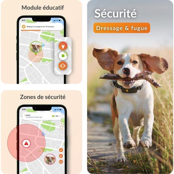 WEENECT GPS Dog Tracker - Dog XT - XL Antenna - Waterproof - Subscription Required