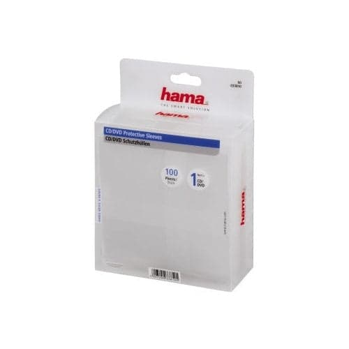 Hama CD/DVD Cases 100 Pack Transparent