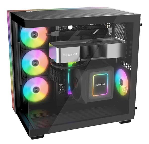 be quiet! LIGHT BASE 600 LX - Black Midi Tower - ARGB Lighting