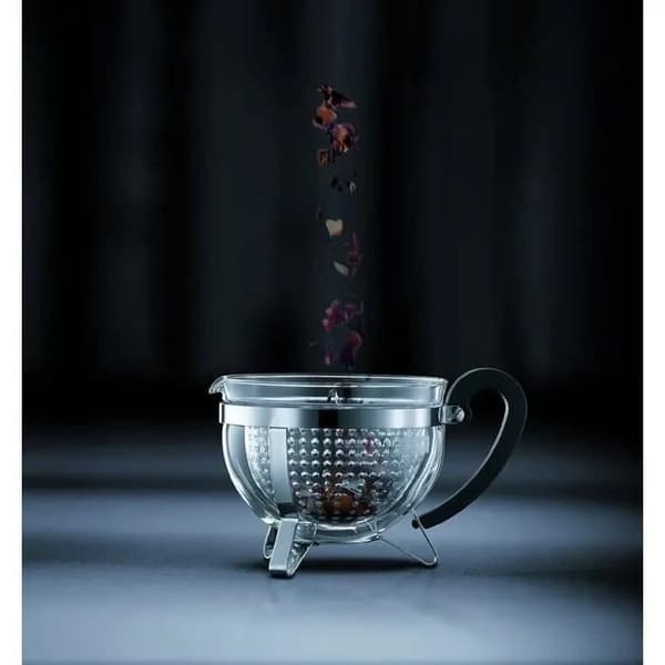 BODUM Teapot - Chamboard - Plastic strainer - 1.3 L - Black