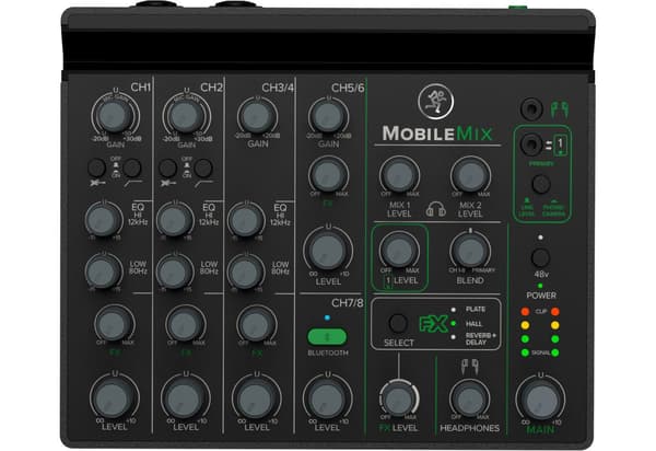 Mackie MobileMix Portable Audio/Streaming Mixer