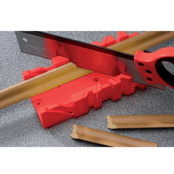 MEISTER Backsaw with Mitre Box - Red Metal