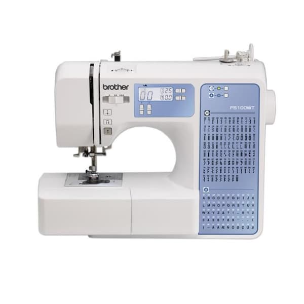 BROTHER FS100WT Electronic Sewing Machine - 100 Stitches - LCD Screen