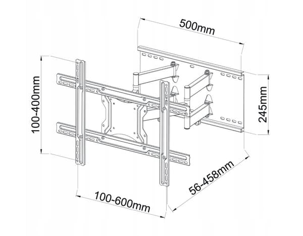 ART AR-87 TV Bracket 40-80" 60 kg