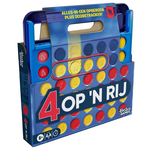 Hasbro Gaming Connect 4 Portable Game with Score Tracker