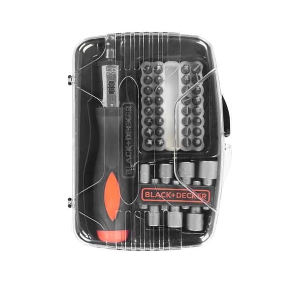 BLACK+DECKER - Ratchet Screwdriver Kit - A7062-XJ - 39 Accessories