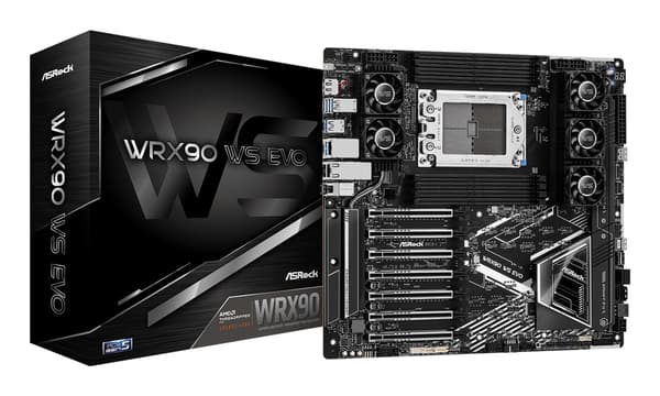 Asrock WRX90 WS EVO Motherboard Socket sTR5 EEB AMD WRX90