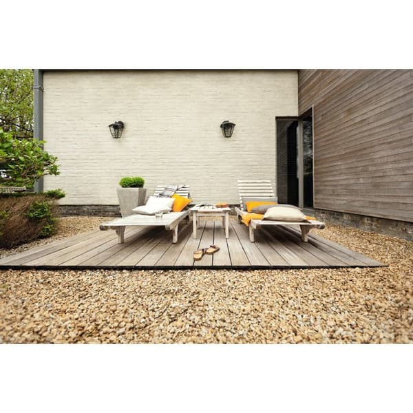 PHILIPS Outdoor Wall Light - Creek - Downward Facing - Black - IP44