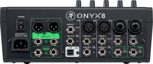 Mackie Onyx 8 Analog Mixer with USB