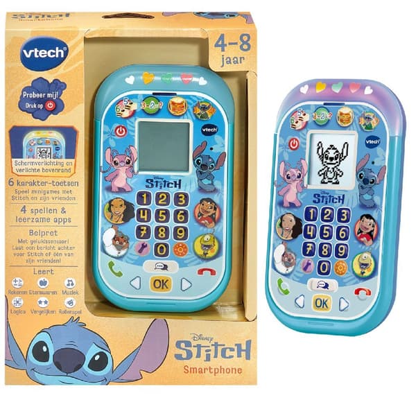 VTech Disney Stitch Smartphone + Light and Sound