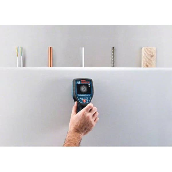 Bosch Professional D-Tect 120 Wall Detector, Max Depth 120 mm, Dual Power Source - 0601081308