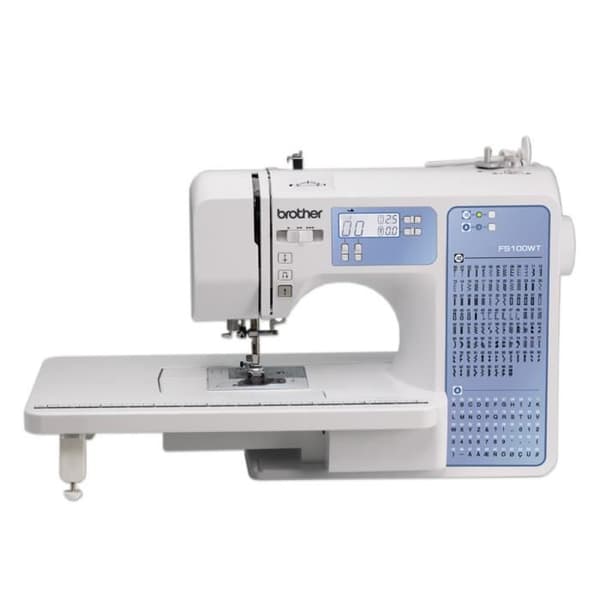 BROTHER FS100WT Electronic Sewing Machine - 100 Stitches - LCD Screen