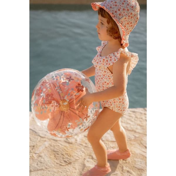 Little Dutch Pink Flowers 3D Beach Ball 35 cm