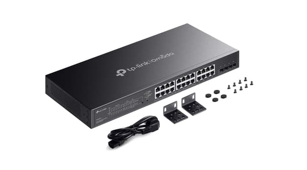 TP-Link Omada SG2428LP V1 - Switch - Smart - 24 x 10/100/1000 - Rack-Mountable (SG2428LP)