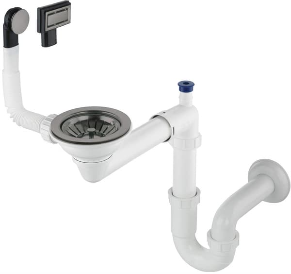 Deante Siphon for 1-Bowl Granite Sink Space-Saver